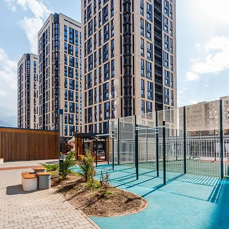 Просторная 3-Х Комнатная Квартира В Стиле Сканди-Минимализм Almaty Exterior photo