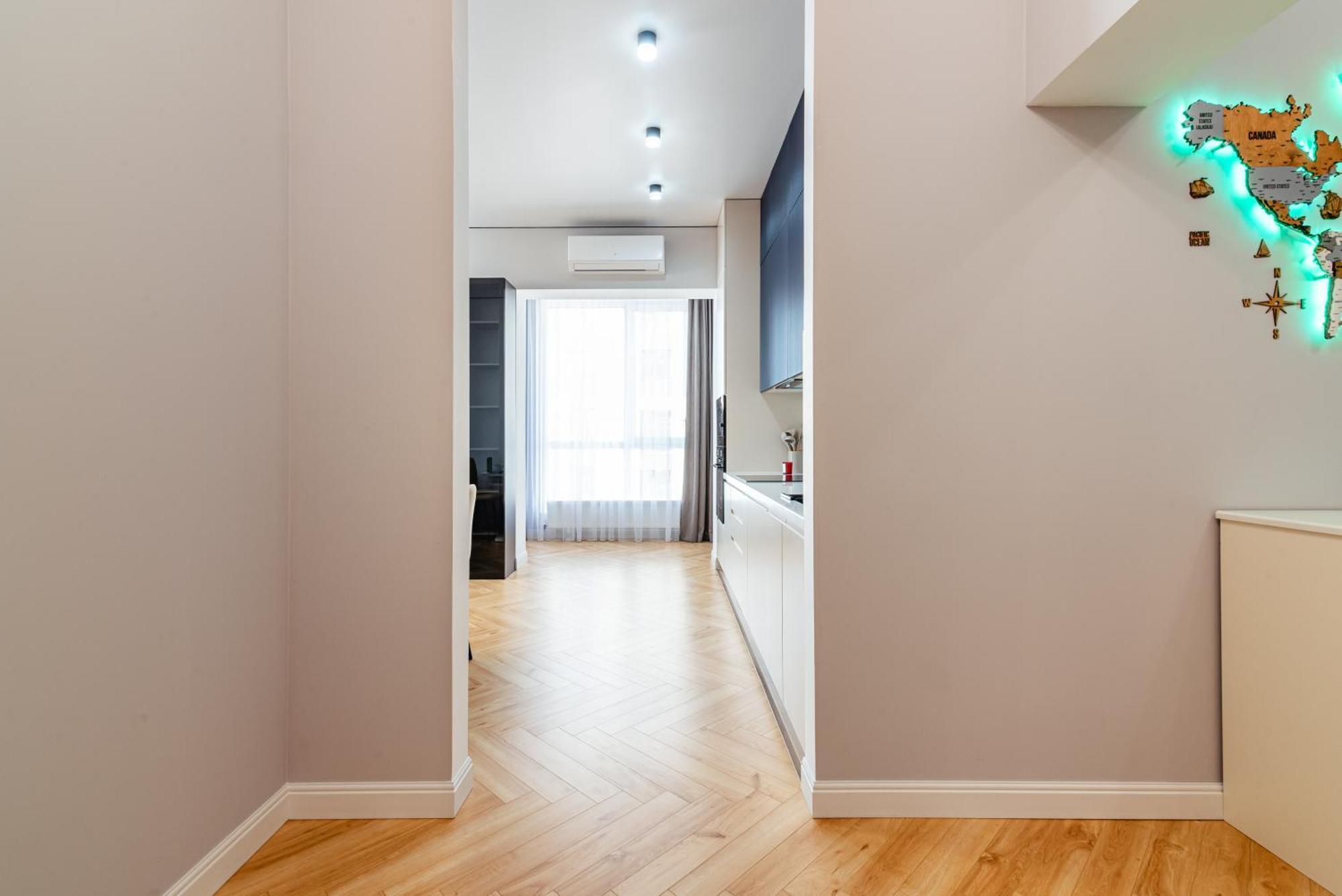 Apartment просторная 3-х комнатная в стиле сканди-минимализм Almaty