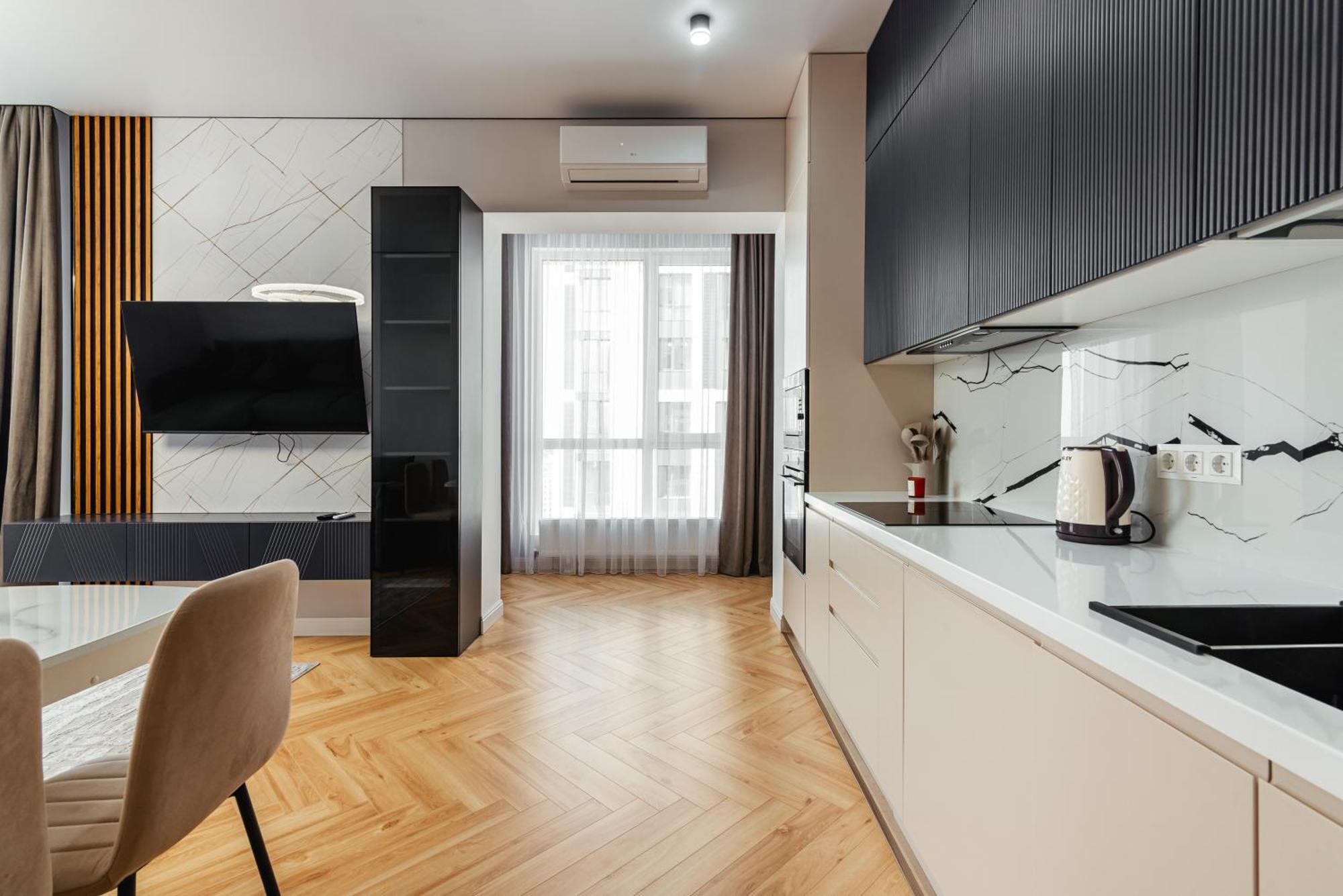 Apartment просторная 3-х комнатная в стиле сканди-минимализм *