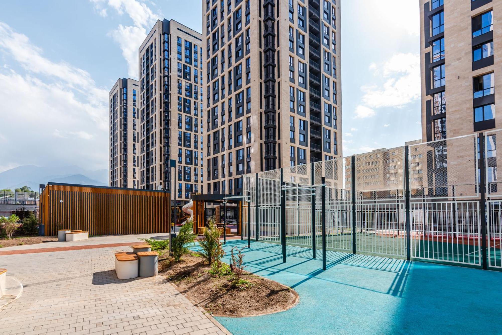 просторная 3-х комнатная в стиле сканди-минимализм Apartment Almaty